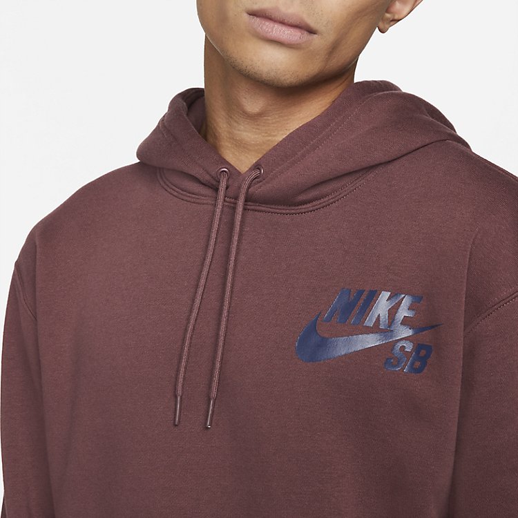 Nike SB Icon Pullover Hoodie 'Dark Wine' CW7064-646