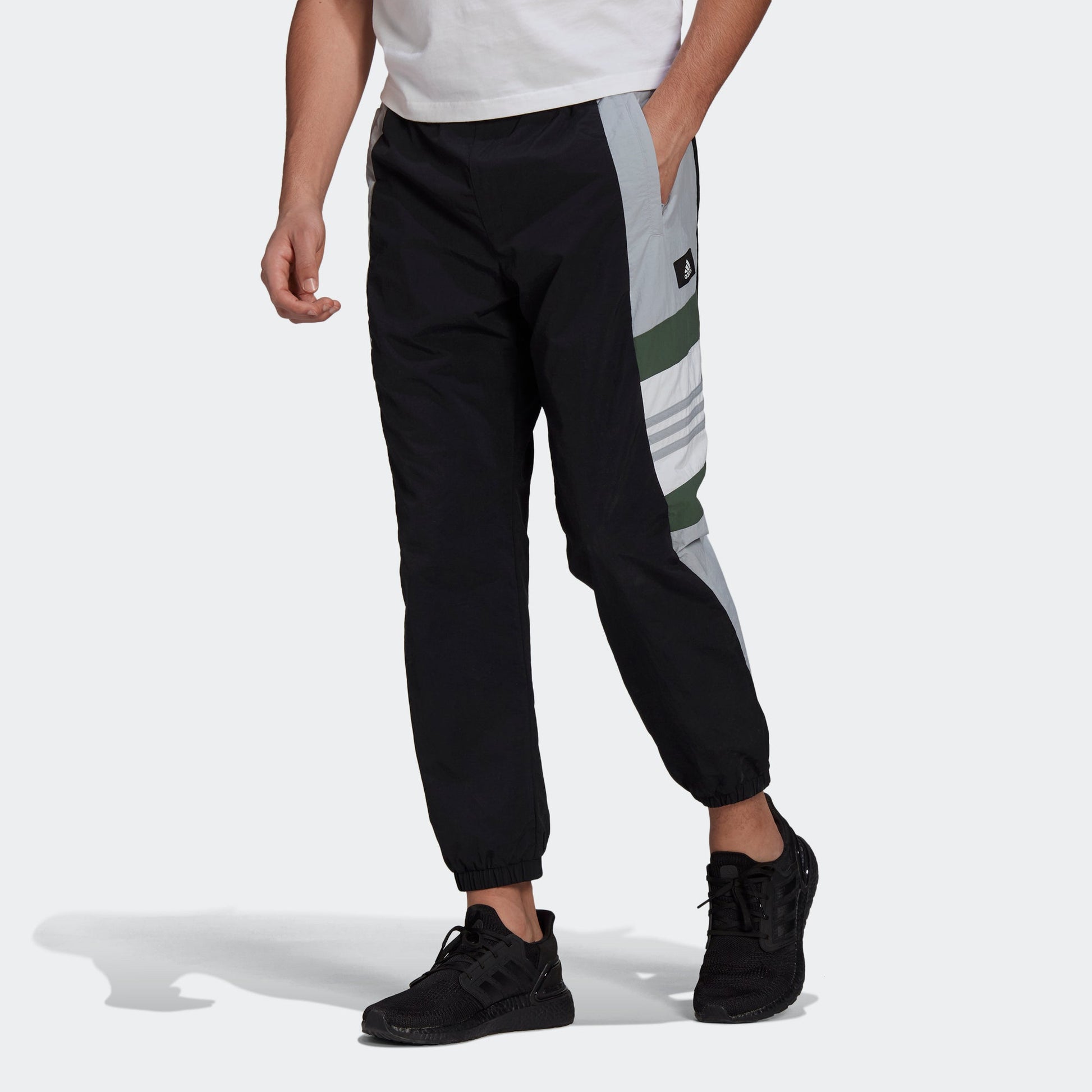 adidas Ub Pnt Wv Cb Colorblock Bundle Feet Training Sports Pants Black GU1742
