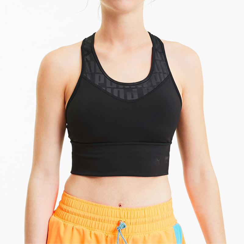 (WMNS) PUMA Mid Impact Bra Top 'Black' 519564-01