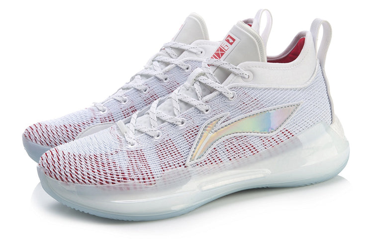 Li-Ning Yushuai 13 Low 'White Cinnabar Red' ABAQ013-1