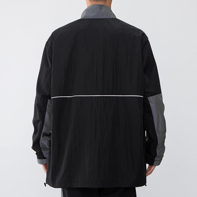 adidas neo Cargo Splicing Sports Jacket Black HE7948