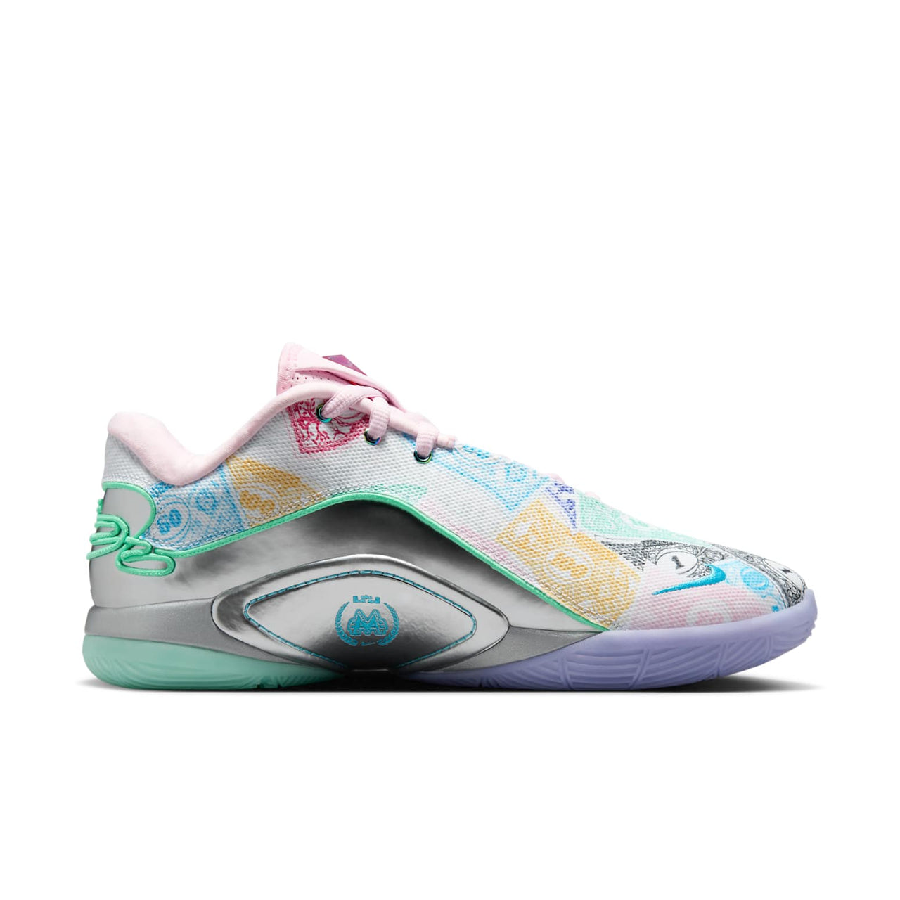 Nike x Monopoly LeBron 22 EP 'Baltic Blue Vapor Green Pink Foam' Translucent Outsole FZ1097-100