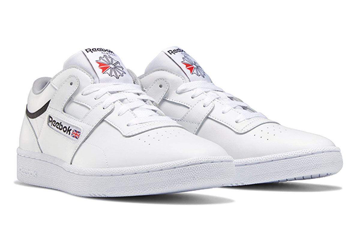Reebok Club Workout White Skate Shoes 'Black White' FV9914