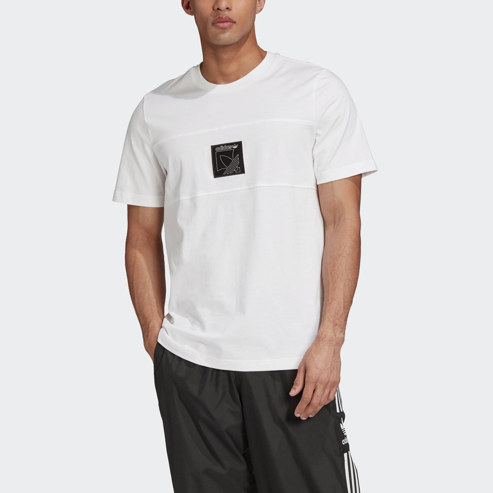 adidas originals Sprt Icon Tee Casual Sports Round Neck Short Sleeve White GD5834