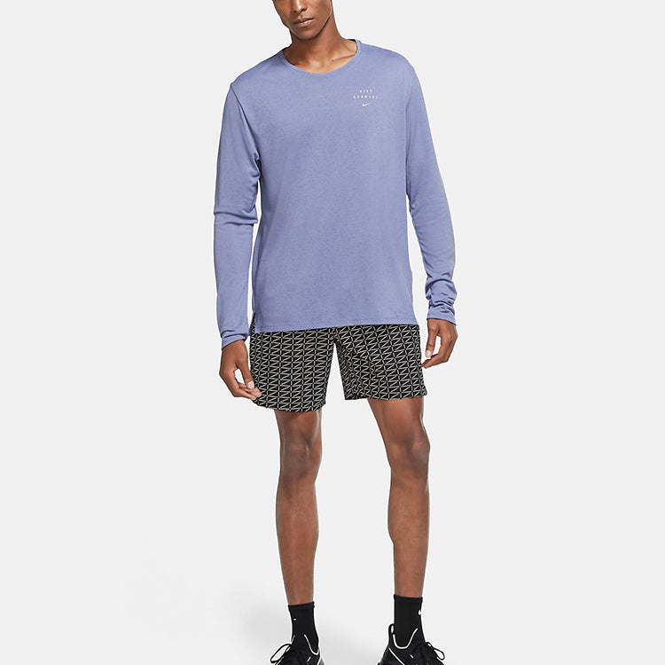 Nike Miler Run Round Neck Long Sleeves Running Long Sleeves CU7879-482