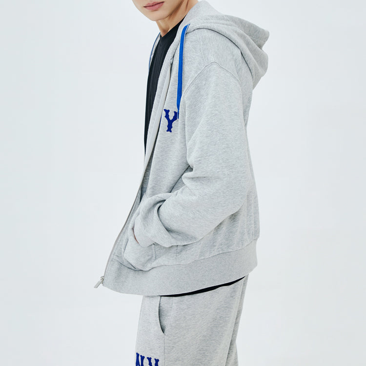 MLB Embroidered Athleisure Casual Sports New York Yankees Unisex Gray 31TR02011-50M