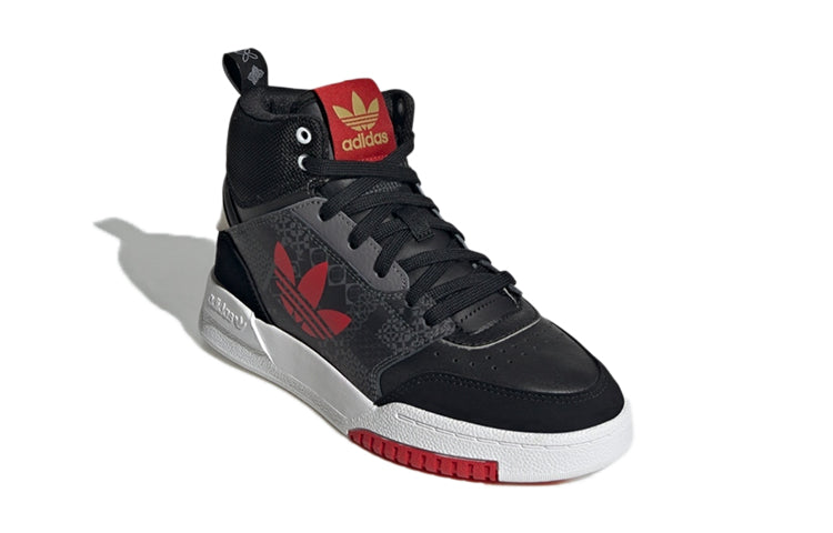 (GS) adidas Originals Drop Step Shoes 'Black Red White' GX6353
