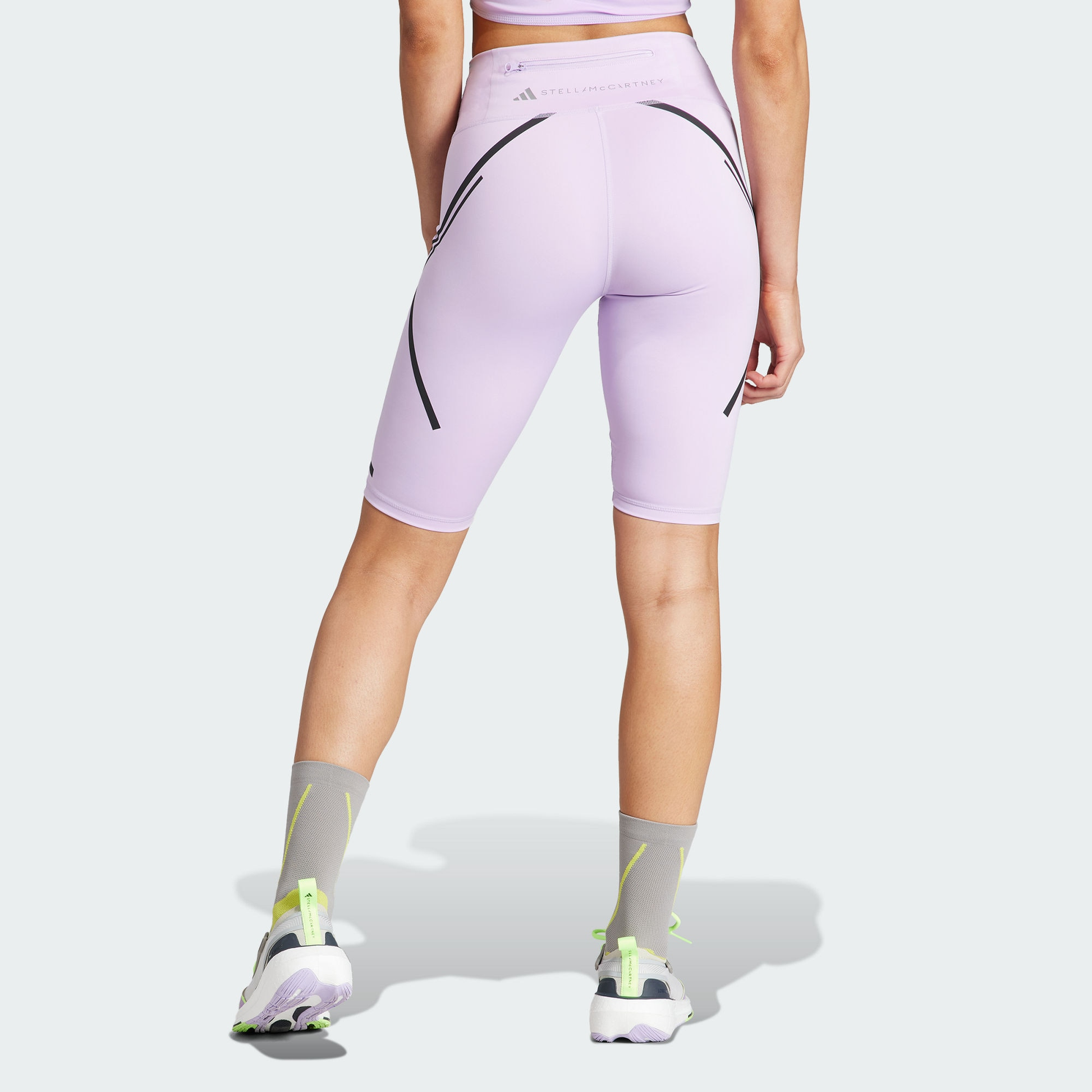 (WMNS) adidas x Stella McCartney Truepace Running Bike Leggings 'Purple Black' IB4944