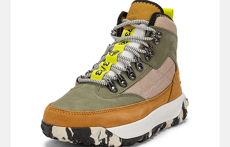 (WMNS) Timberland Greenstride Motion 6 Mid Fabric and Leather Waterproof Hiking Boot 'Olive Green' A5Z4CW