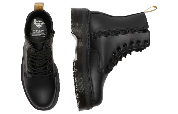 Dr. Martens Vegan Jadon II Mono Felix Rub off Vegan Black 25310001