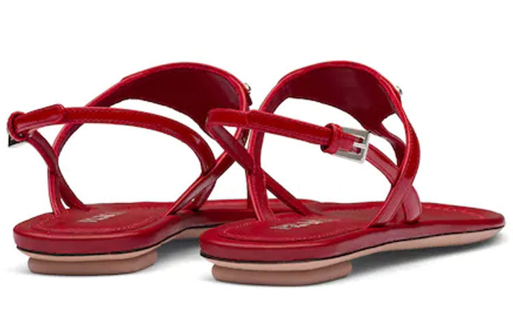(WMNS) PRADA Cross Strap Sandals 'Red' 1Y032M_069_F0011_F_005