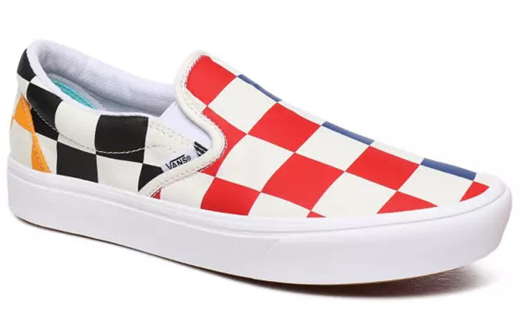 Vans Half Big Checker Comfycush Slip-On 'Red Blue' VN0A3WMDW92