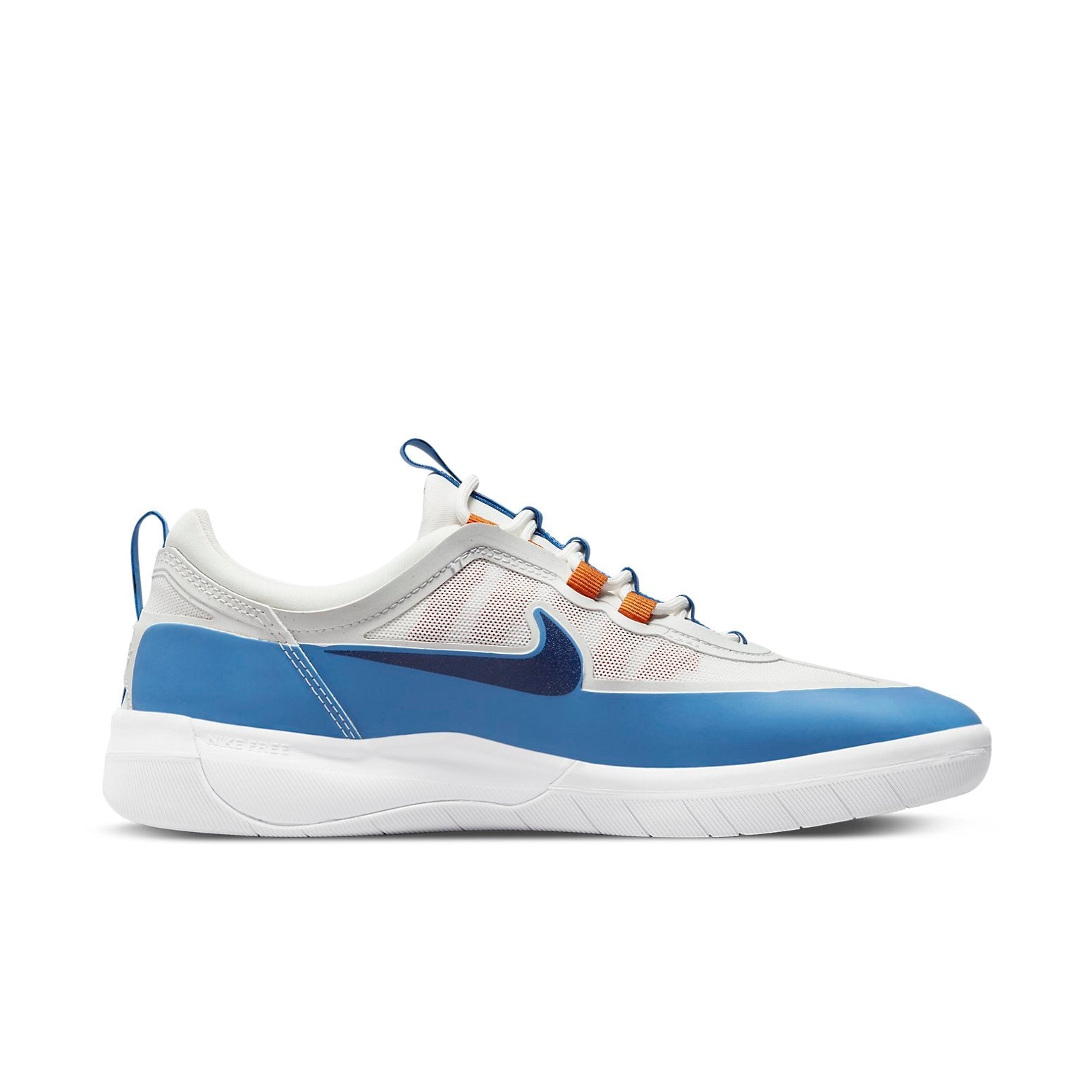Nike Nyjah Free 2 SB 'White Dutch Blue' BV2078-402