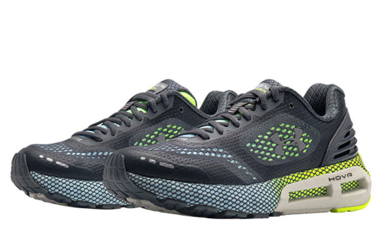 (WMNS) Under Armour HOVR Mega Running Shoes Blue/Green 3021239-101