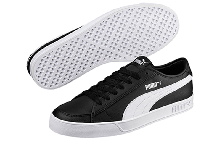 PUMA Smash v2 Vulc SL 'White Black' 367308-01
