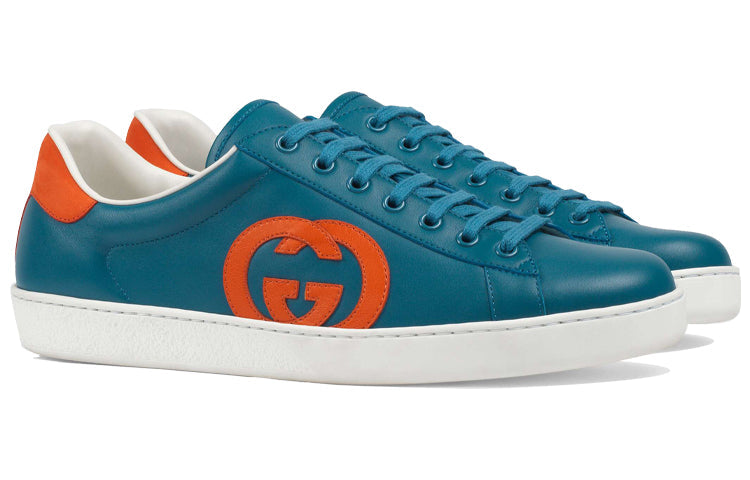 Gucci Ace 'Interlocking G - Blue Orange' 625783-1XG70-4460