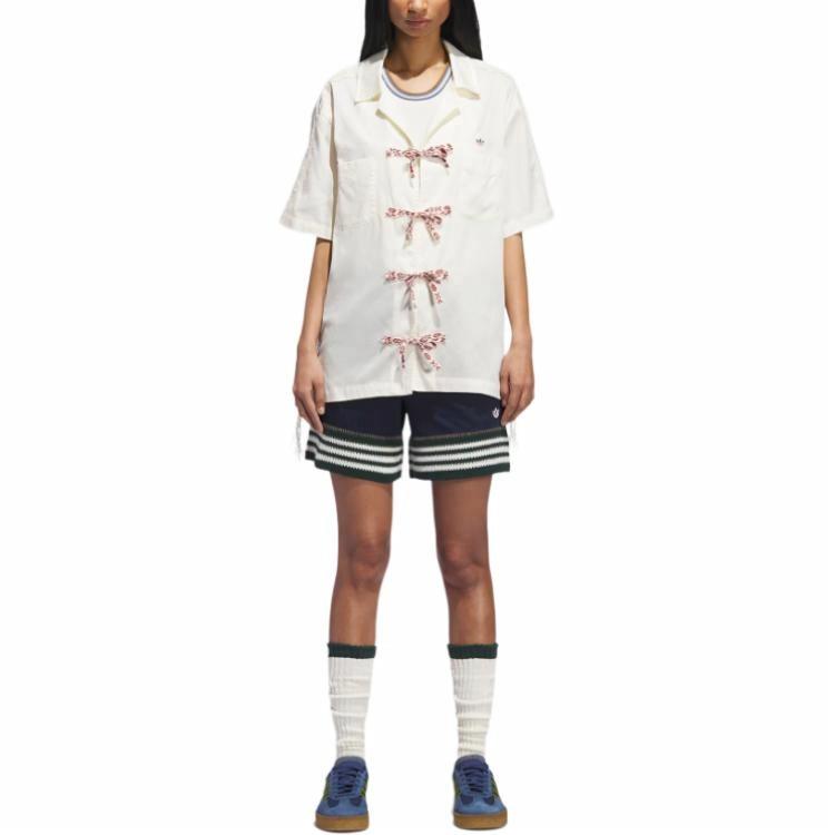 adidas x CLOT Bowling Shirt Asia Sizing 'Cream White' JP1599