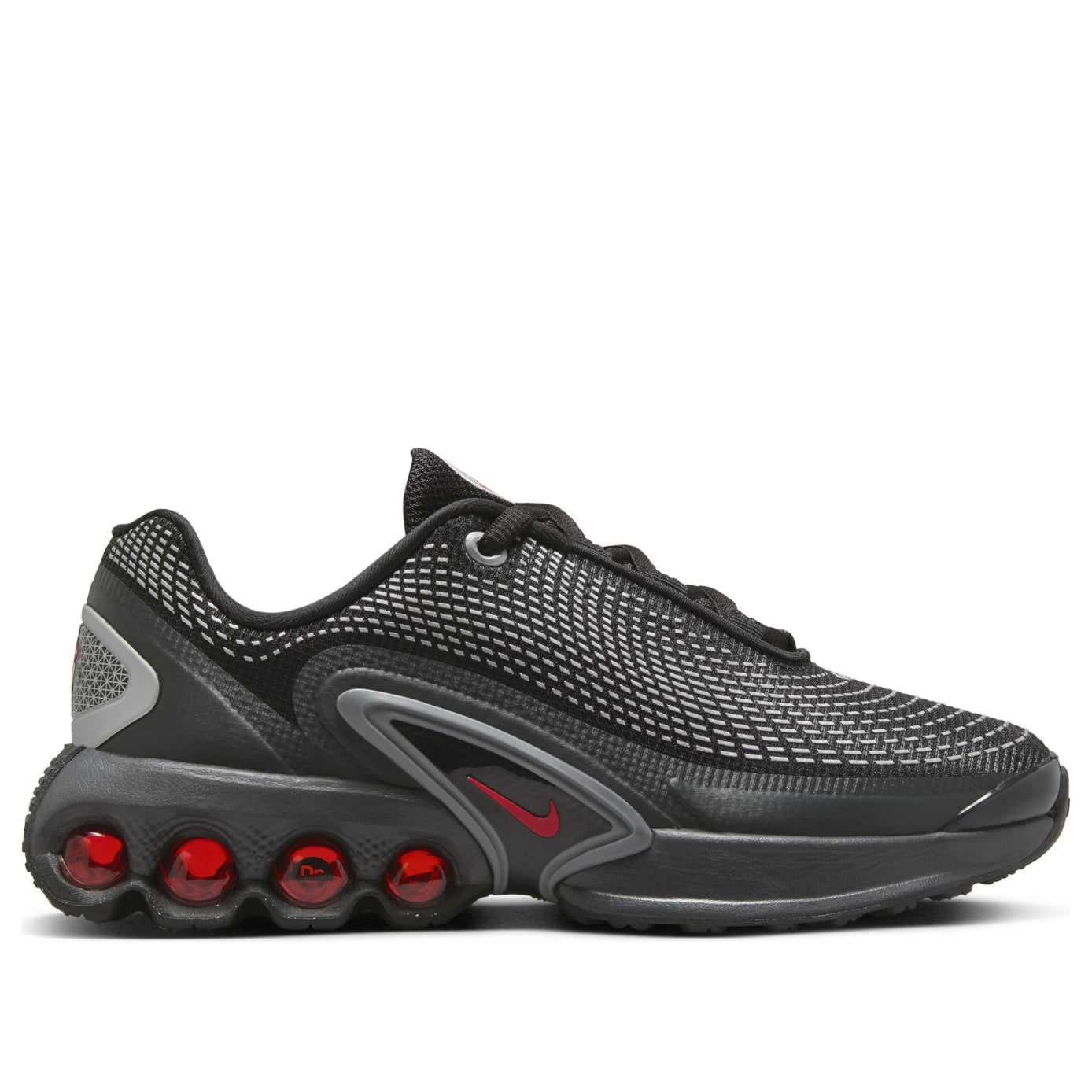 (GS) Nike Air Max Dn 'Black Metallic Silver University Red' FB8987-009