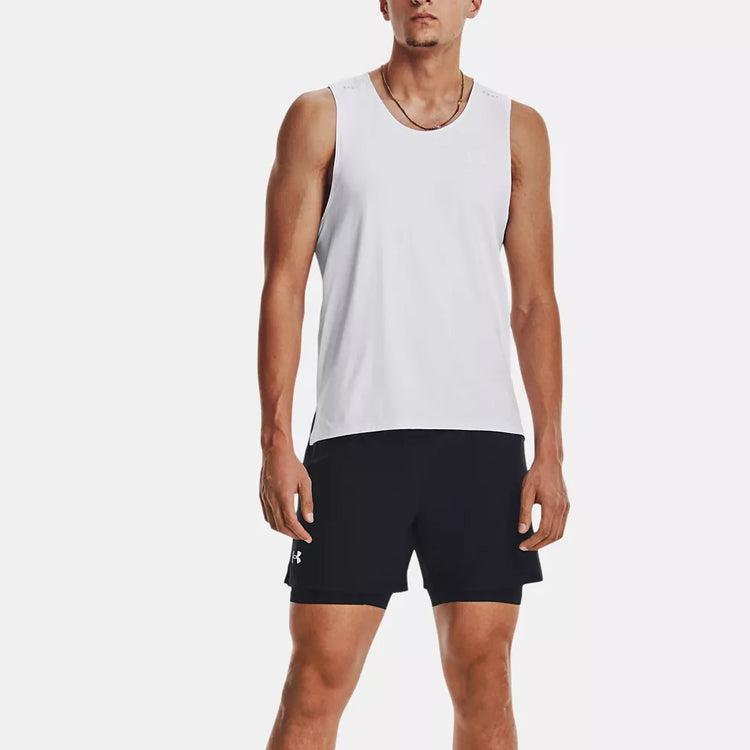 Under Armour Iso-Chill Laser Running Tank 'White' 1376519-100