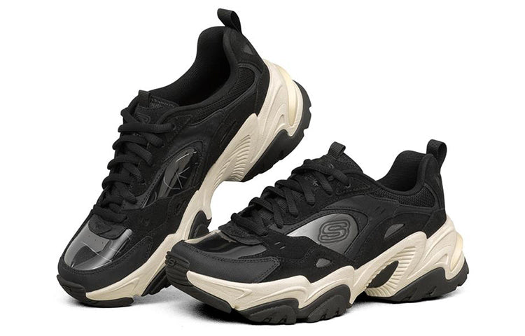 (WMNS) Skechers Stamina V2 Low-Top Sneakers Black 896011-BLK