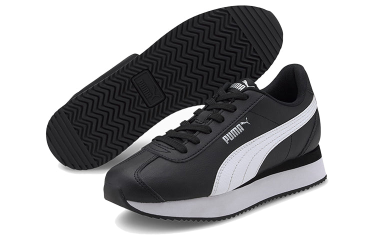 (WMNS) PUMA Turin-0 Stacked 'Black White' 371115-09