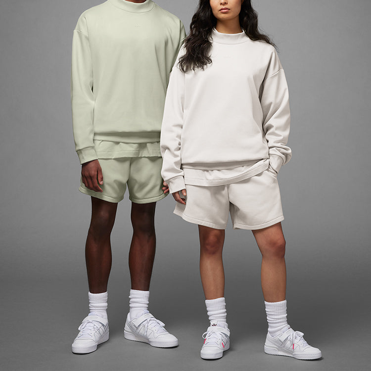 adidas Basketball Crew Sweatshirt 'Halo Green' IA3434
