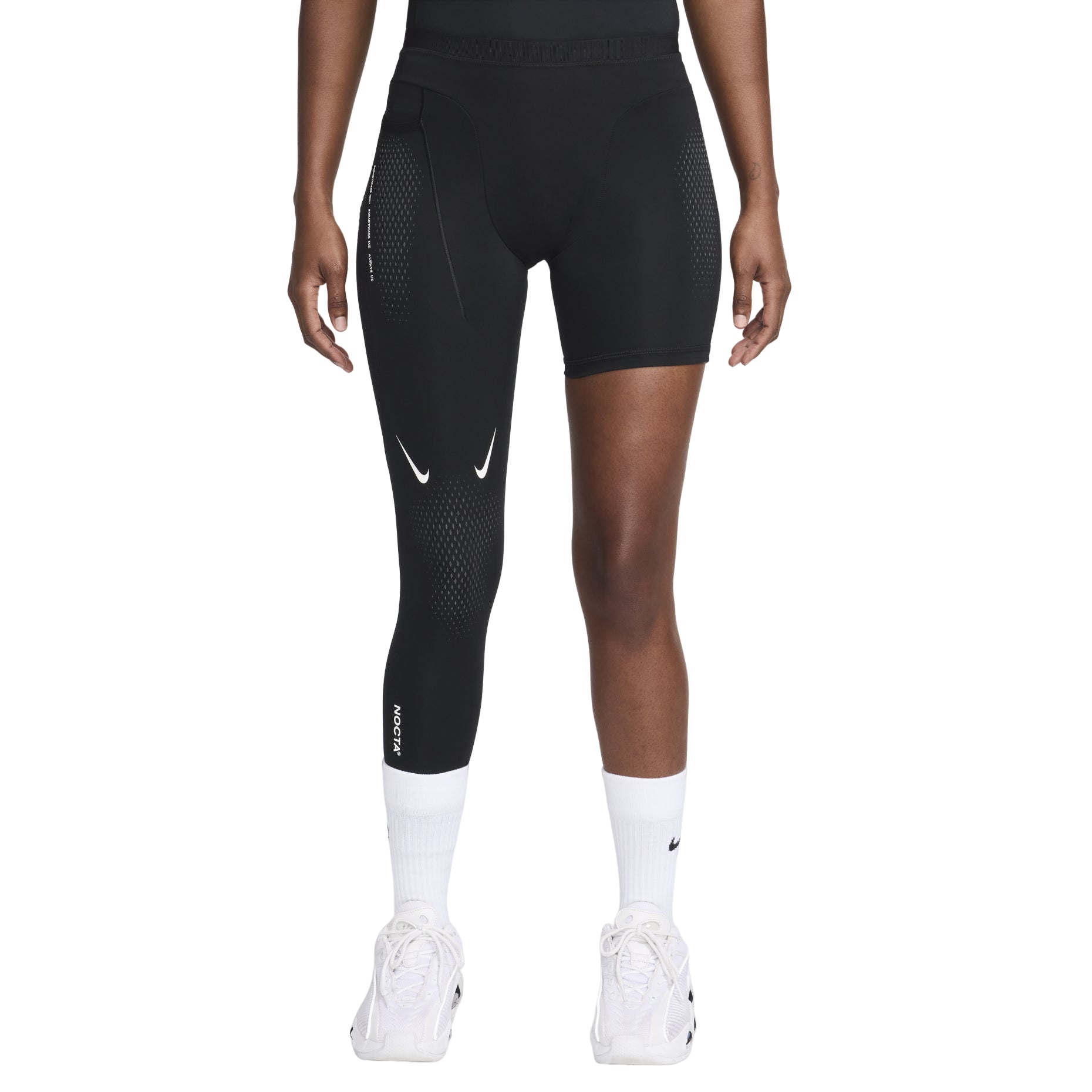 Nike x NOCTA Basketball Single Leg Tights Right 'Black' DN0003-010
