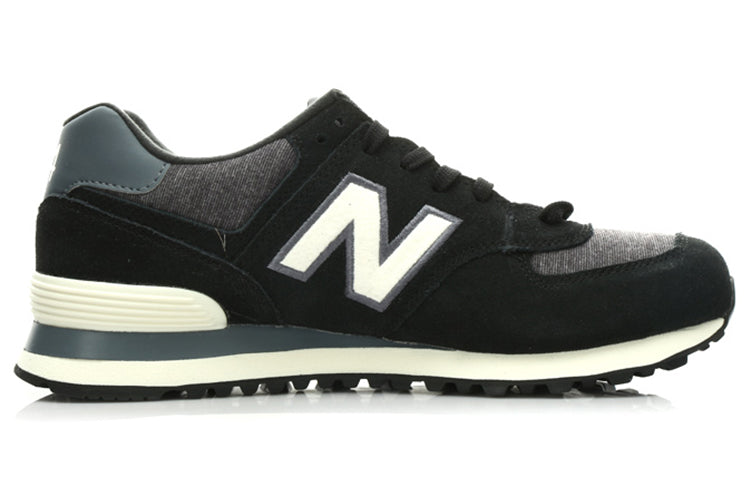 New Balance 574 Shoes 'Black Grey' ML574PNW