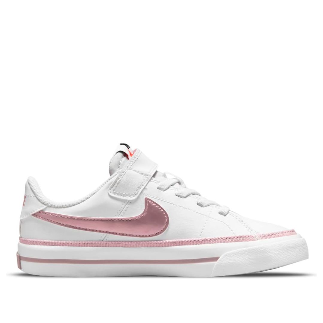 (PS) Nike Court Legacy 'White Pink Glaze' DA5381-110