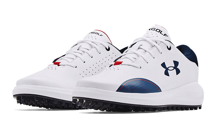 (GS) Under Armour Draw Sport SL Jr. Running Shoes White/Blue 3024020-102
