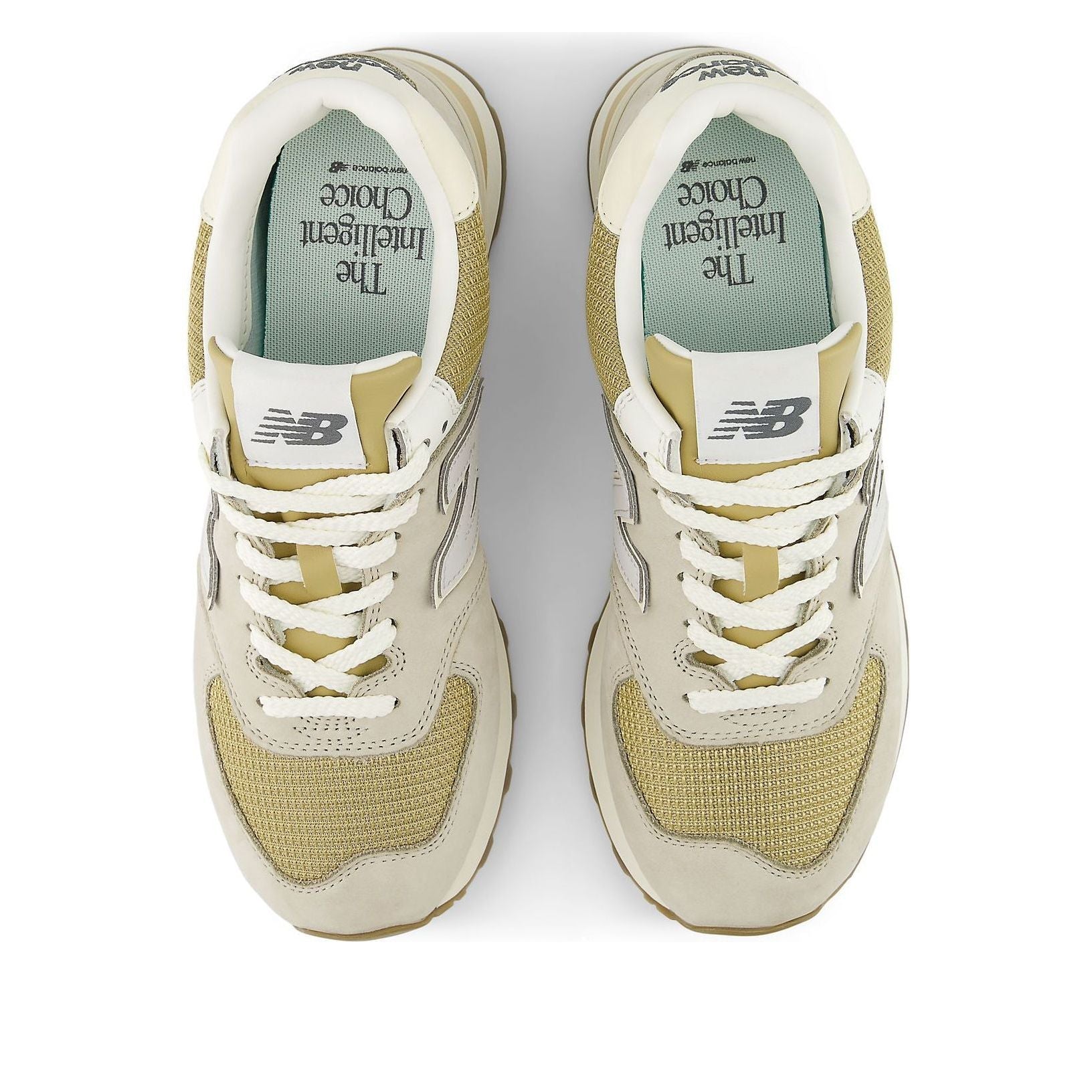 New Balance 574 'Beige Dark Silver Metallic' U5748DF