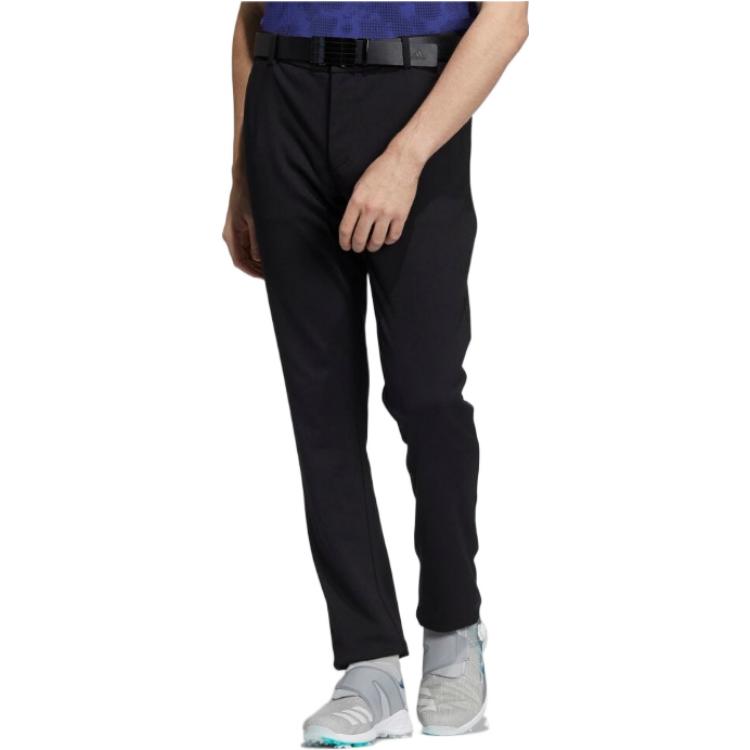 adidas Golf Play Green Textured Pants 'Black' HA3257