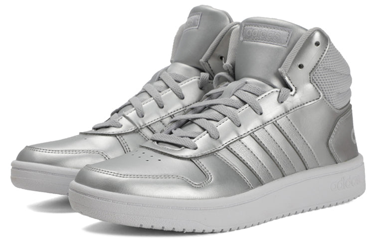 (WMNS) adidas Hoops 2.0 MID 'Silver' EE7857