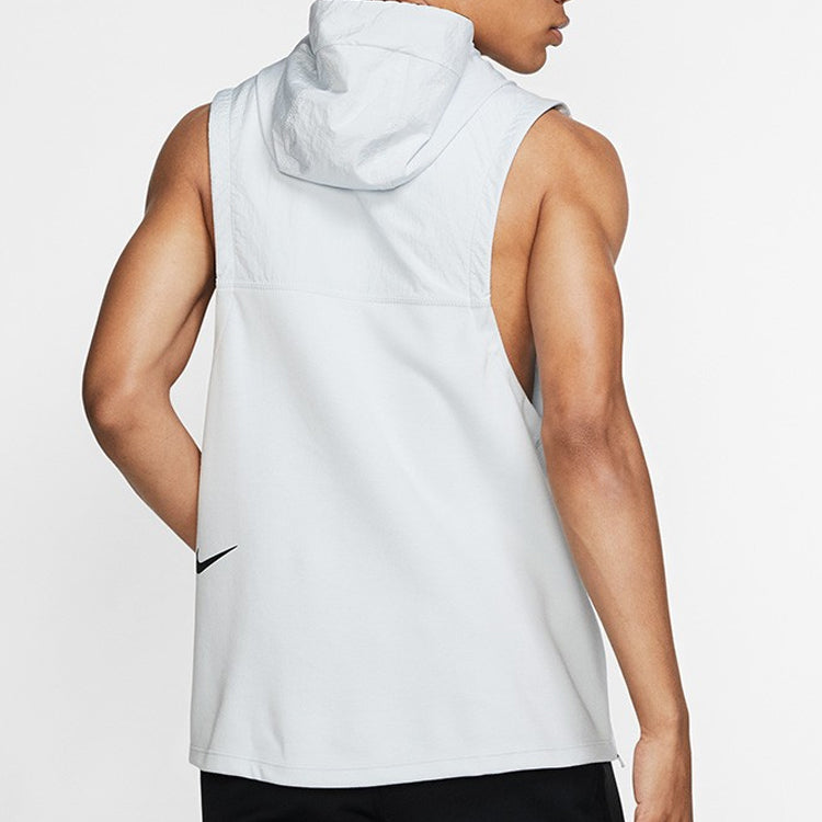 Nike Running Sports Gym hooded Vest White BV3297-043