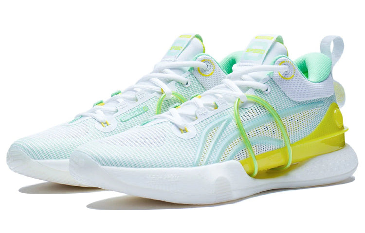 Li-Ning 8 Premium Version Shock Absorption Wear-resistant Low Tops Green ABAS015-1