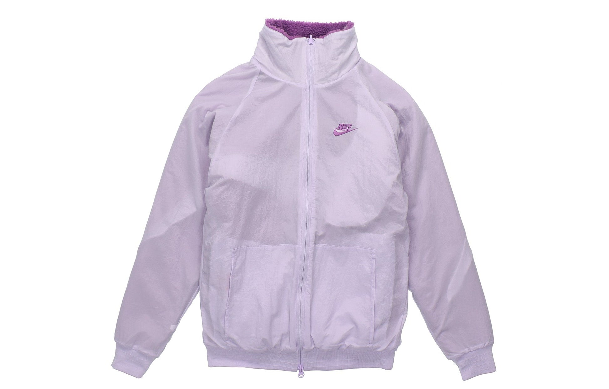 Nike Big Swoosh Reversible Boa Jacket (Asia Sizing) 'Purple' BQ6546-570
