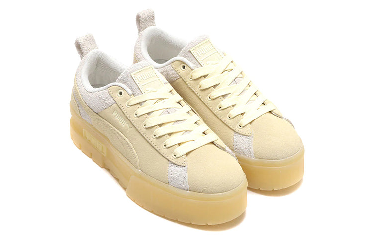 (WMNS) PUMA Mayze Mono 'Creamyellow Gray' 383991-03