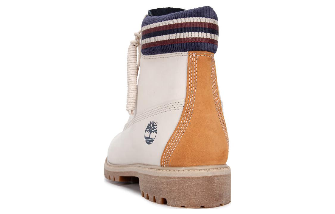 Timberland 6 Inch Waterproof Boot 'White Orange' A5ZY7F48
