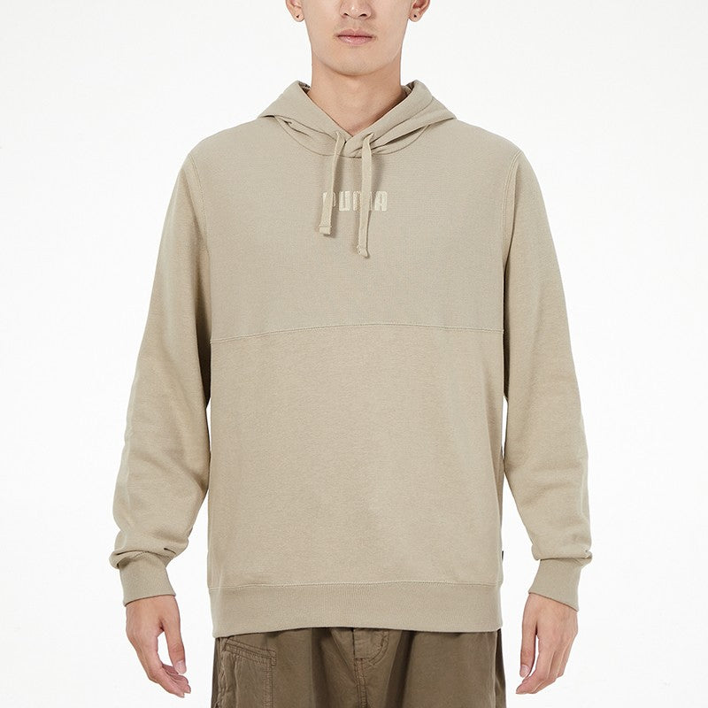 PUMA Solid Color Sports Knit Drawstring Khaki 846413-42