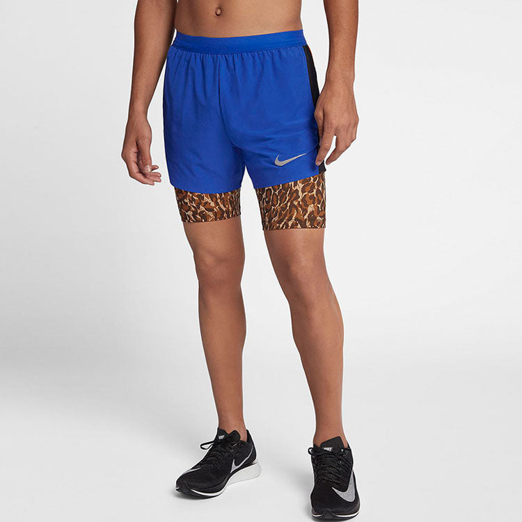 Nike Dri-FIT Reflective Quick Dry Running Sports Training Shorts Blue BQ8191-405