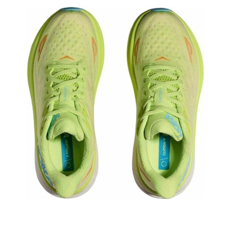 (WMNS) HOKA ONE ONE Clifton 9 Wide 'Citron' 1132211-LCS