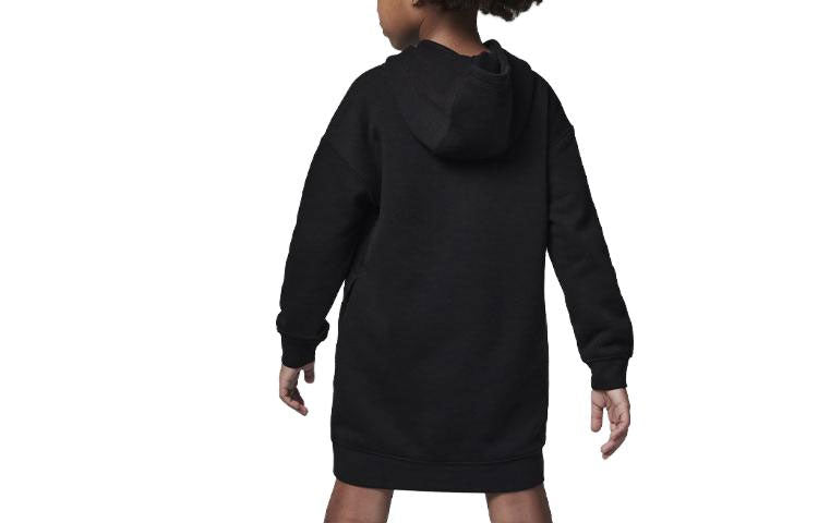 (GS) Air Jordan Take Flight Shine Pullover Dress 'Black' 35C893-023