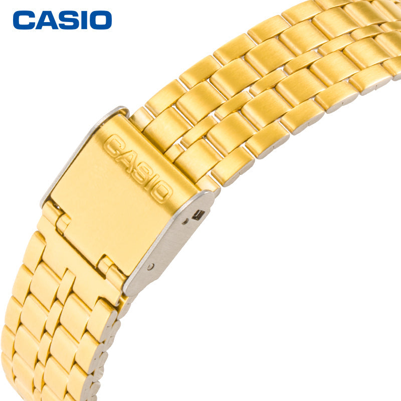 CASIO Waterproof Quartz Unisex Mens Gold Digital A159WGED-1