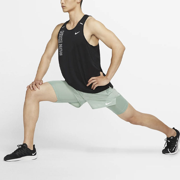 Nike Rise 365 Wild Run Running Training Alphabet Printing Sports Vest Black CJ5827-010