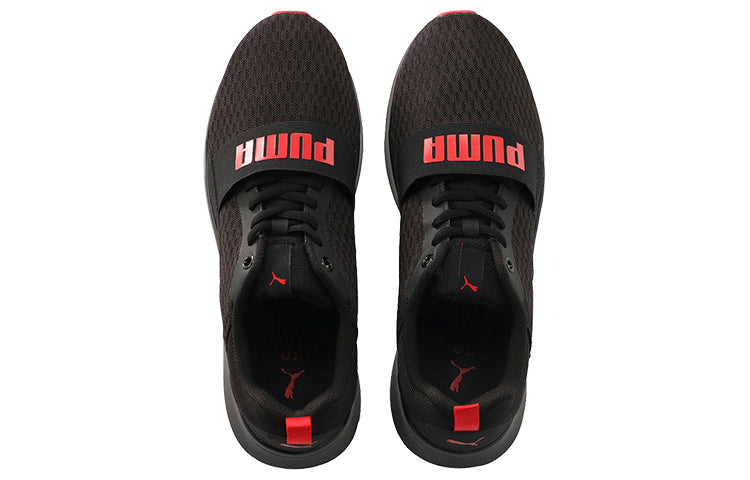 PUMA Wired Low-top Running Shoes Black/Red 366970-08