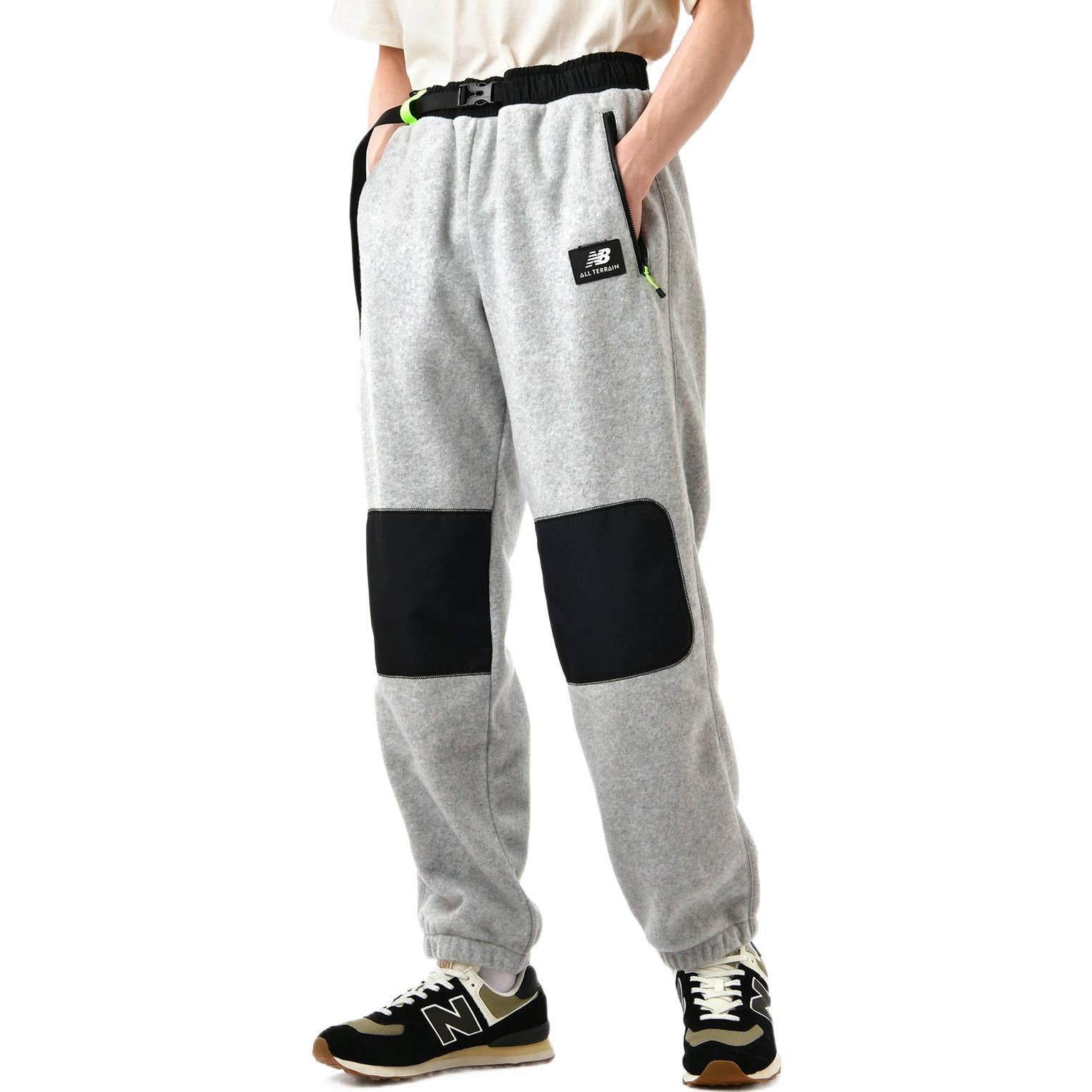 New Balance AT Fleece Pants Asia Sizing 'Grey' MP23509-GML