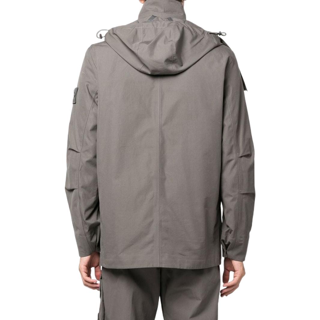 STONE ISLAND Detachable Hooded Down Jacket 'Grey' 7715437F1-V0067