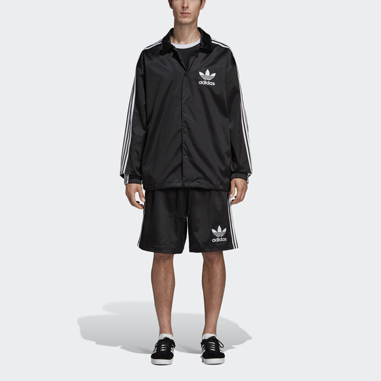 adidas originals Men's Satin Coach Jacket DV1617