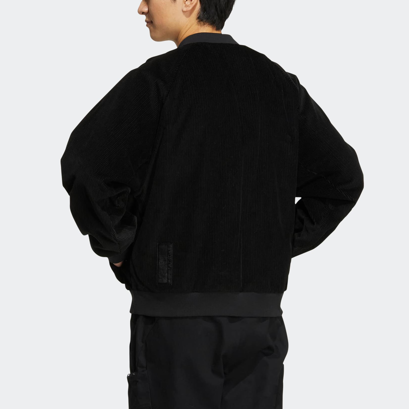 adidas St Cord Woven Jacket 'Black' HR4445