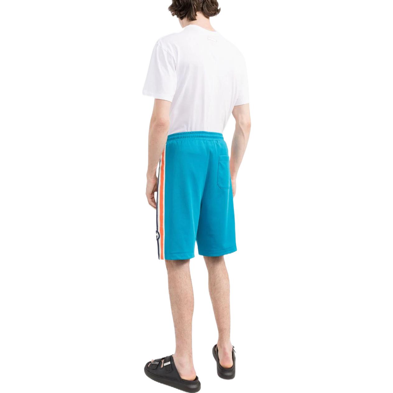 Gucci Interlocking G Jersey Shorts 'Bright Zircon Ivory Orange' 673308-XJDU1-4628